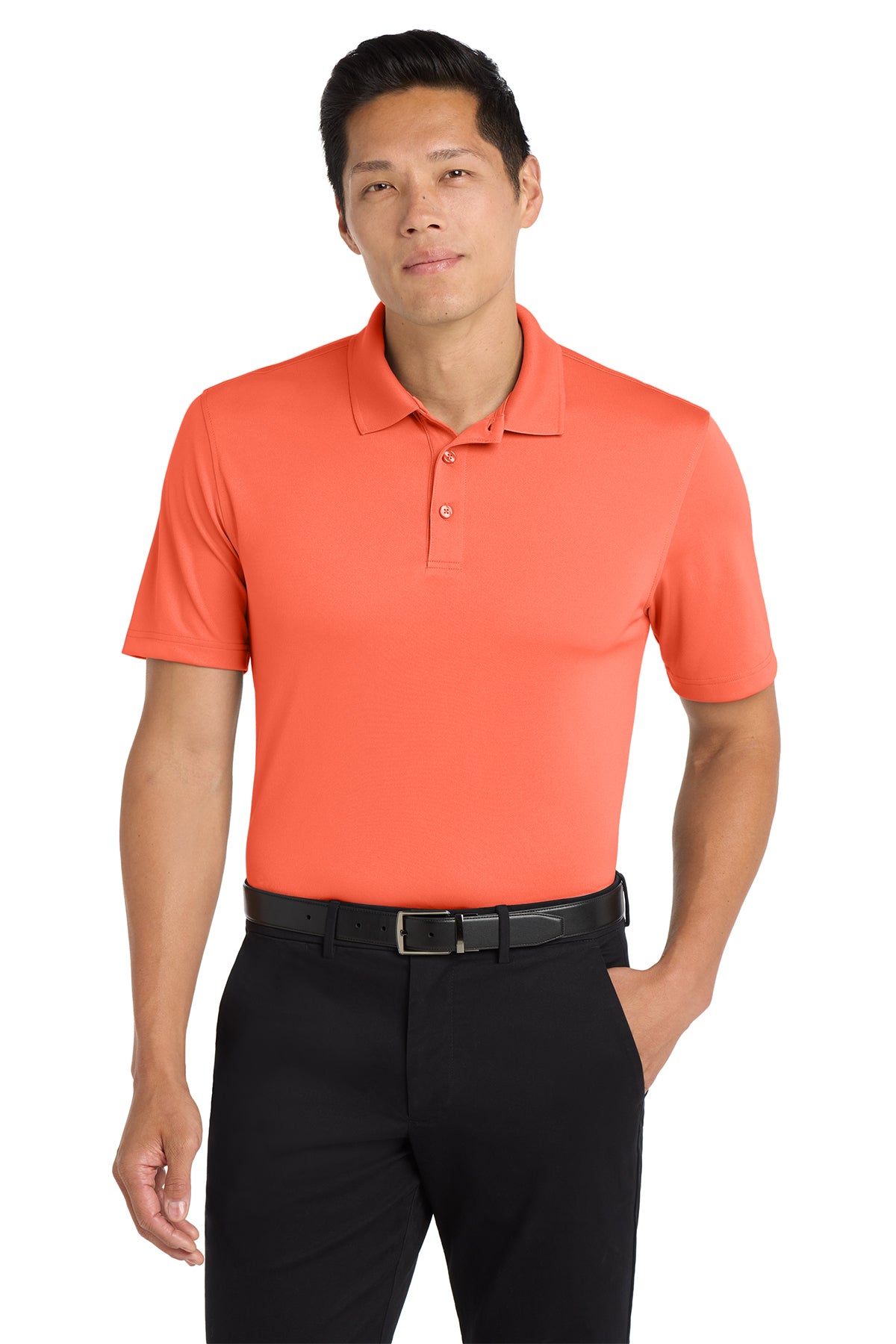 Polo Shirt (Port Authority Micro Mesh K110) - embroidered left chest logo