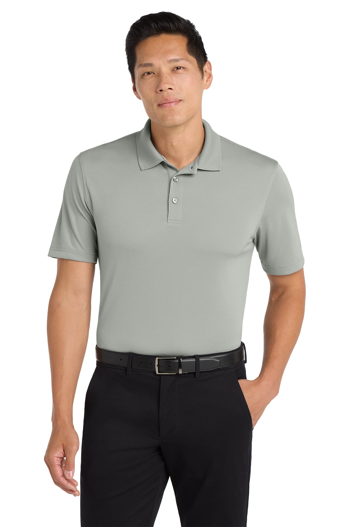 Polo Shirt (Port Authority Micro Mesh K110) - embroidered left chest logo