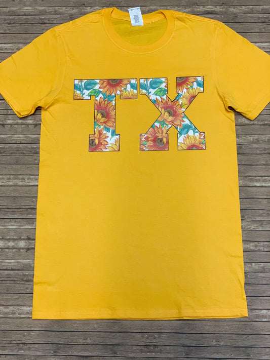 Floral TX T-Shirt